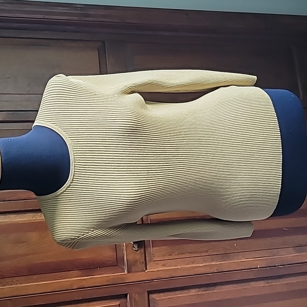 Jones NY jacket and sweater chartreuse wool quiet luxury coquette preppy - Picture 3 of 11